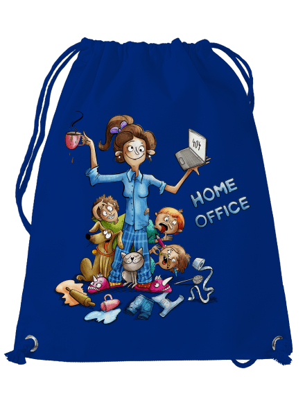 Mamičky home office vak Royal Blue Mal