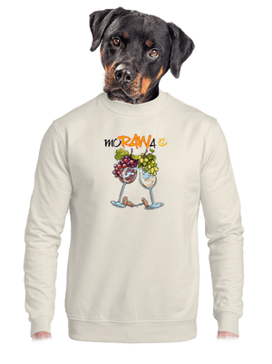 unisex mikina bez kapucne