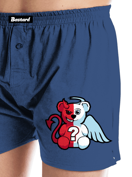 Anjel vs. diabol pánske trenky Blue