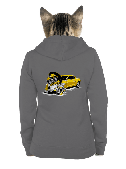 Ako na to dámska mikina na zips Steel Gray