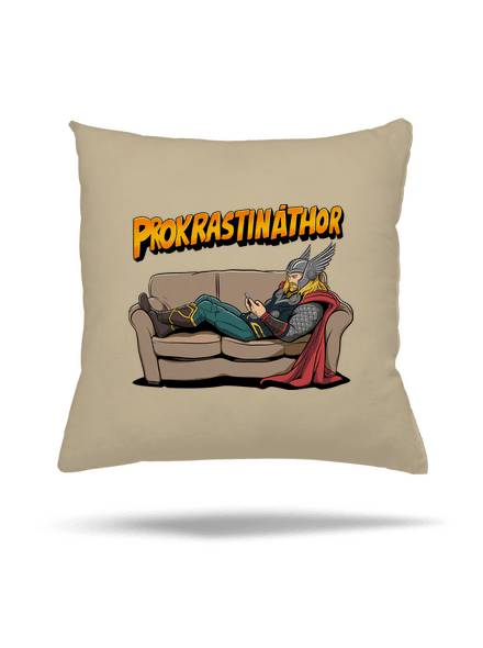 Prokrastináthor vankúš Beige