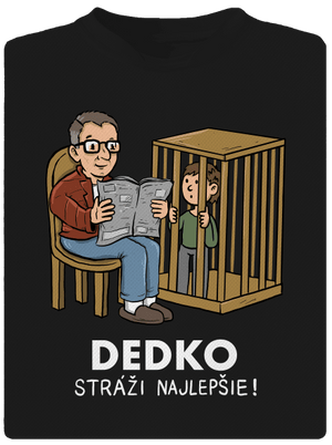 Dedko stráži najlepšie detské športové tričko Black