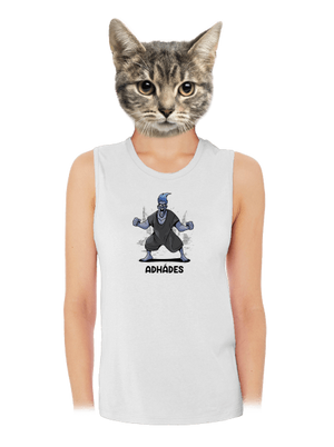 Adhádes dámske tielko voľné White