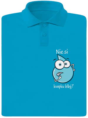 Nie si kvapku blbý pánska polokošeľa Blue Atol