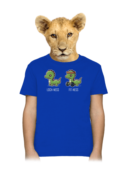 Fit-ness detské tričko Royal Blue