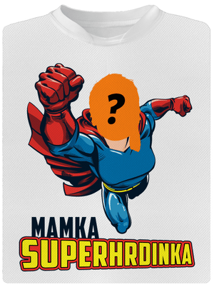 Mamka superhrdinka detské športové tričko White