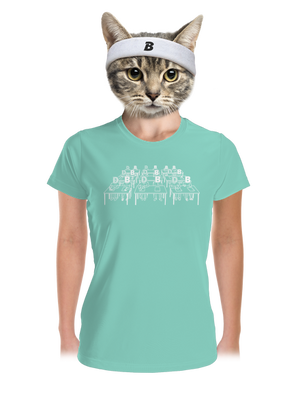 Cimrman: Debil, blbeček dámske športové tričko Mint Mal