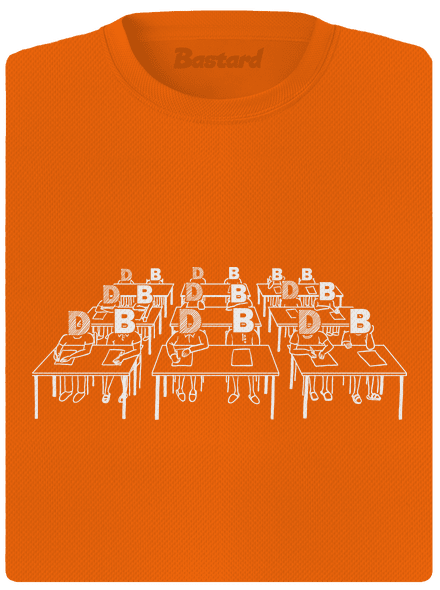 Cimrman: Debil, blbeček dámske športové tričko Neon Orange