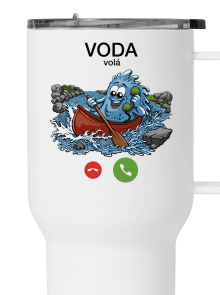 Voda volá termohrnček White