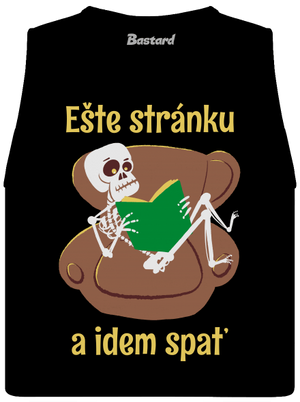 Ešte stránku dámske tielko voľné Black