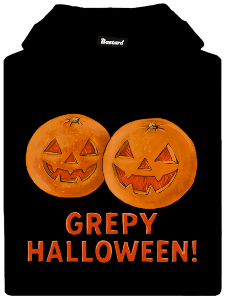 Grepy Halloween dámska mikina klokanka Black