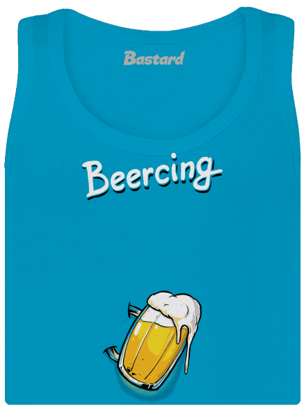 Beercing dámske tielko klasické Blue Atol