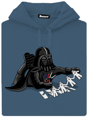 Klonovanie trooperov dámska mikina klokanka Denim