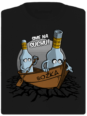 Na suchu dámske športové tričko Black