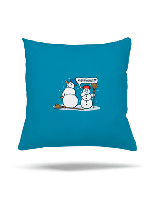 Kde mám nos? vankúš Blue Turquoise