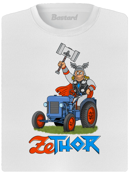 ZeThor dámske športové tričko White