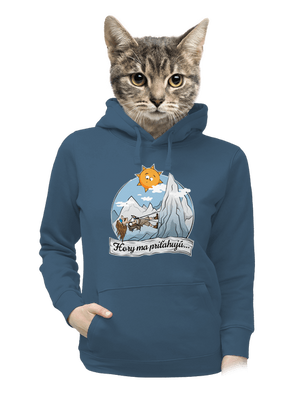 dámska mikina klokanka