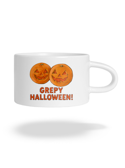 Grepy Halloween hrnček makronka White