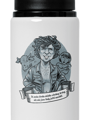 B14: Léto s kovbojem flaša na vodu White