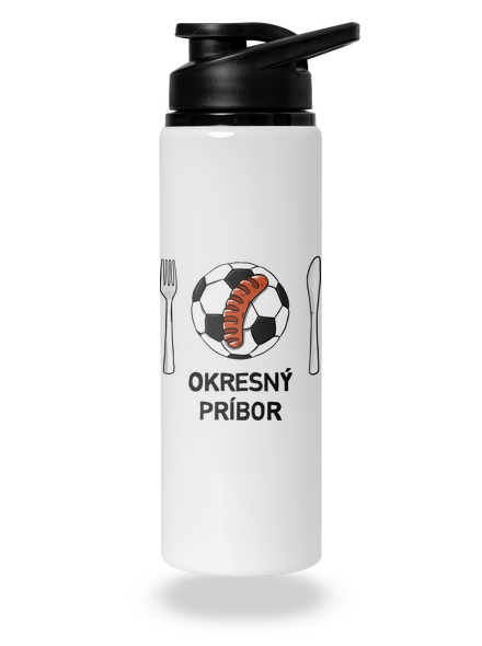 Okresný príbor flaša na vodu White