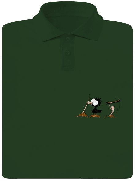 Nesprávny koniec pánska polokošeľa Bottle Green Mal