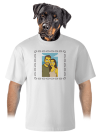 unisex tričko oversized