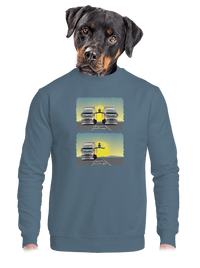 unisex mikina bez kapucne