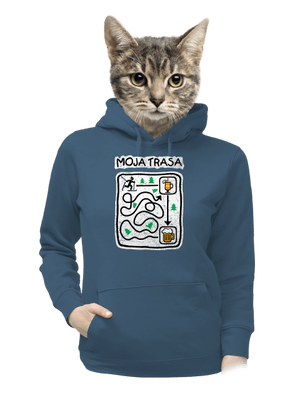 dámska mikina klokanka