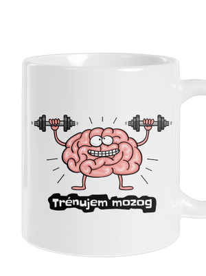 Trénujem mozog  klasický hrnček White