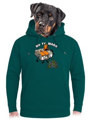 Wago svorka unisex mikina premium Emerald Green