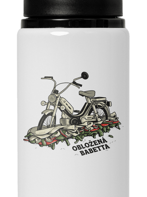 Obložená Babetta flaša na vodu White