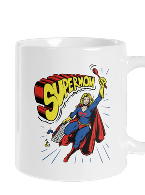 Supermom klasický hrnček White