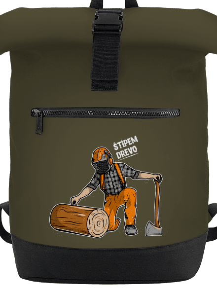 Drevorubač batoh Military Green
