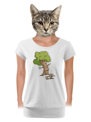 dámske tričko s lemom