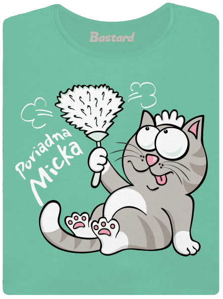 Macko a Micka dámske tričko prémium Mint Mal