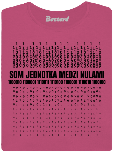 Jednotka medzi nulami dámske tričko prémium Magenta