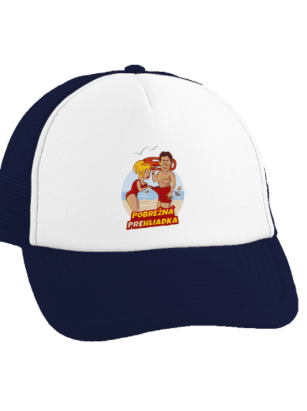 Pobrežná prehliadka šiltovka truckerka French Navy cap