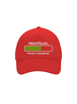 Premýšľam šiltovka baseballka Classic Red