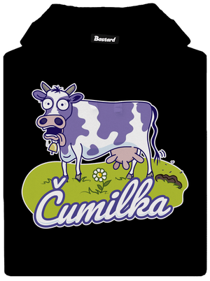 Čumilka pánska mikina klokanka Black