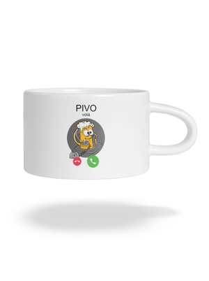 Pívo volá hrnček makronka White