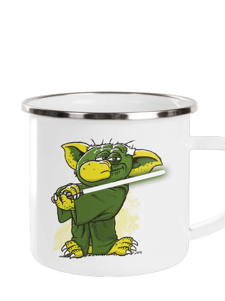 Yoda v rákosí plecháčik White