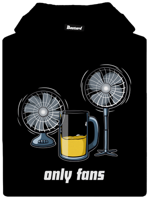 Only fans dámska mikina klokanka Black