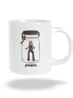 Jar in jar veľký hrnček White