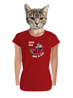 Som iná dámske tričko prémium Red Mal