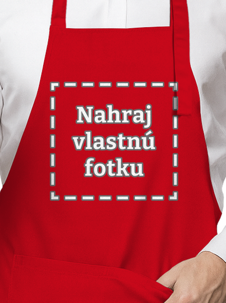 Vlastná potlač zástera Red
