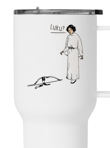 Luke a Leia termohrnček White