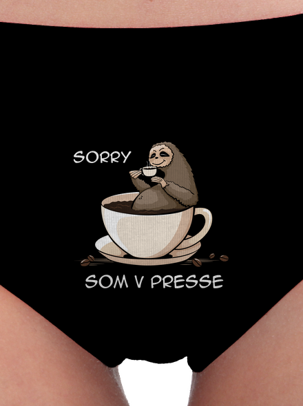 V presse dámske nohavičky Black