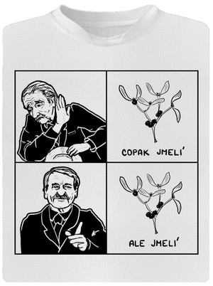 Cimrman: Copak jmelí detské športové tričko White