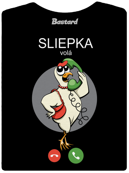 Sliepka volá dámske tričko prémium Black