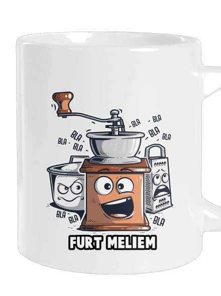 Mlynček veľký hrnček White